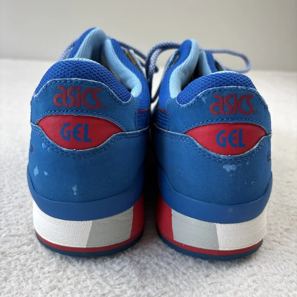 ASICS Gel Lyte 3 III OG 'Future Pack' Mens Size 10 Mid Blue/Red Sneakers H637Y